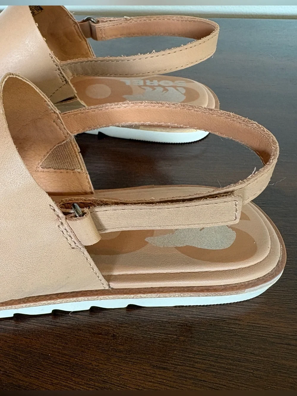 EUC Sorel Ella II Slingback Sandals, sz 8 - Picture 4 of 7